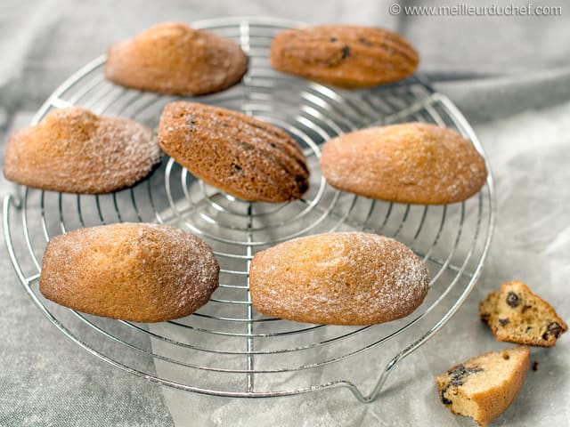 Gluten-Free Vanilla Madeleines with Chocolate Chips