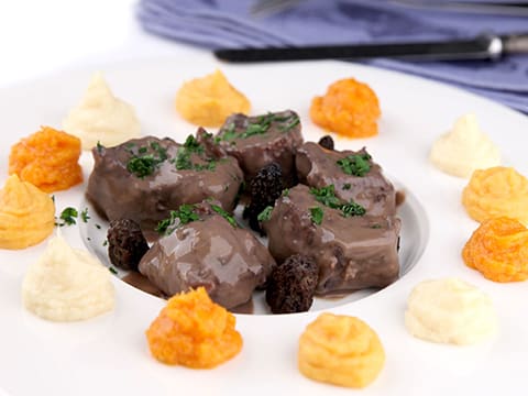 Venison Stew with Morels & Foie Gras - 58