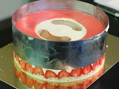 Fraisier Strawberry Wedding Cake - 131