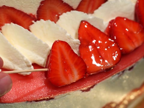 Fraisier Strawberry Wedding Cake - 151