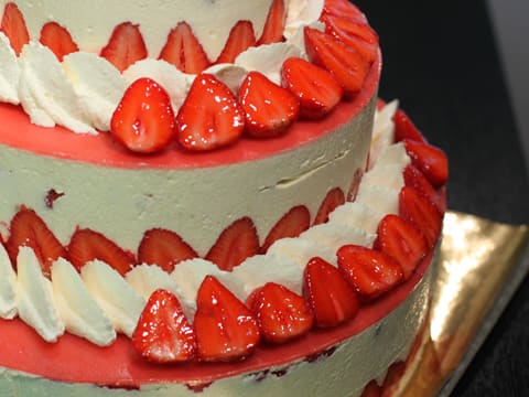 Fraisier Strawberry Wedding Cake - 152