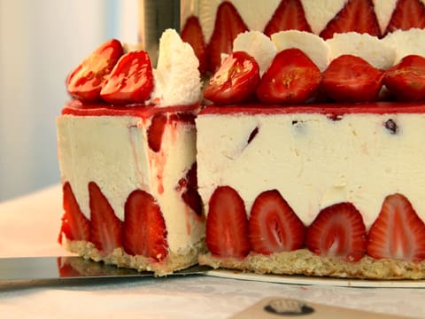 Fraisier Strawberry Wedding Cake - 158