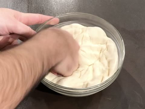 Knock the dough back in the bowl