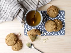 White Chocolate & Matcha Cookies