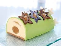 Yule Log with Granny Smith Apple Mousse