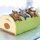 Yule Log with Granny Smith Apple Mousse