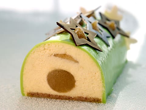 Yule Log with Granny Smith Apple Mousse - 125