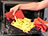 Grille ronde de four en fibre de verre &Oslash; 32 cm