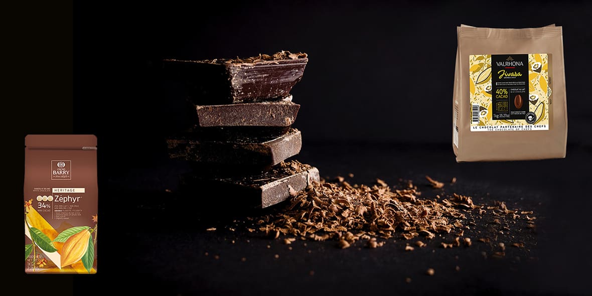 Chocolat de couverture : l'excellence professionnelle signée Barry et Valrhona