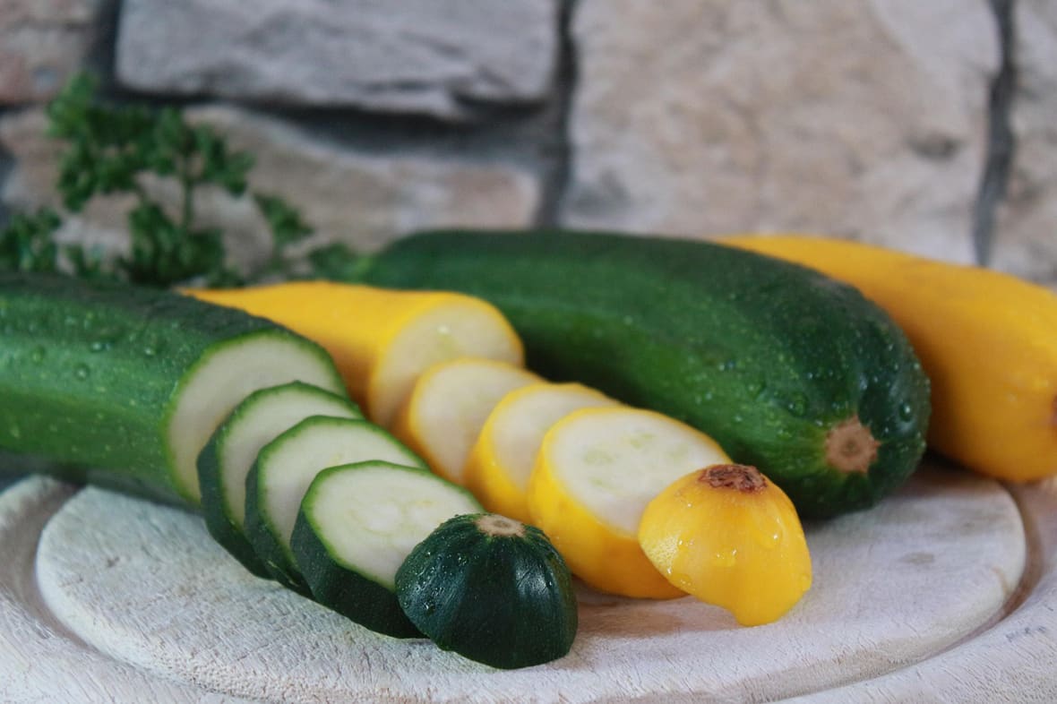 Variétés de courgettes.*ATTR
