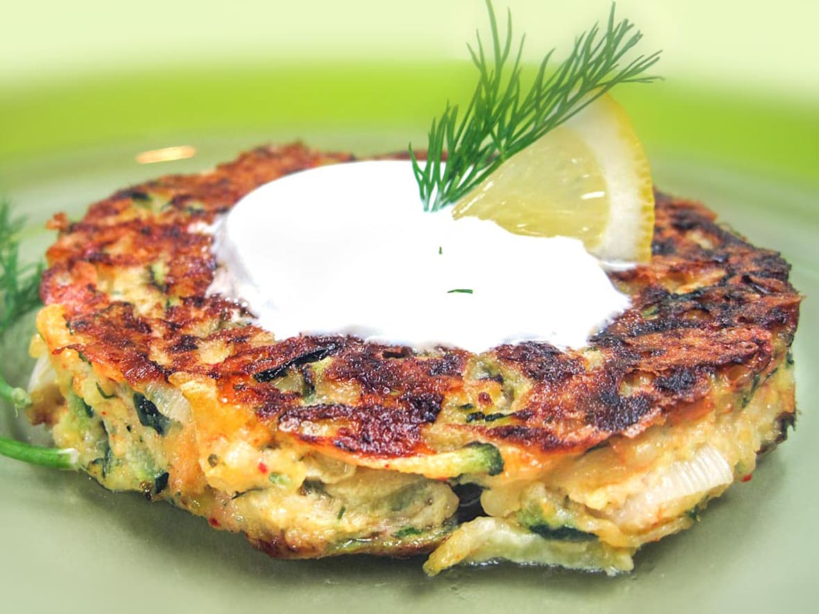 Beignets de courgettes.*ATTR