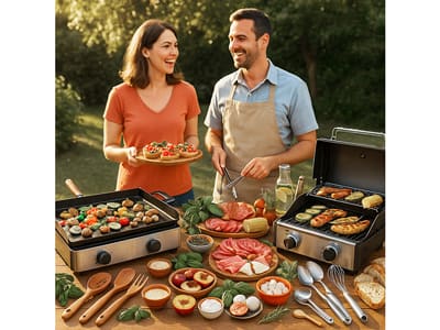 Grill et plancha : la cuisine en plein air!