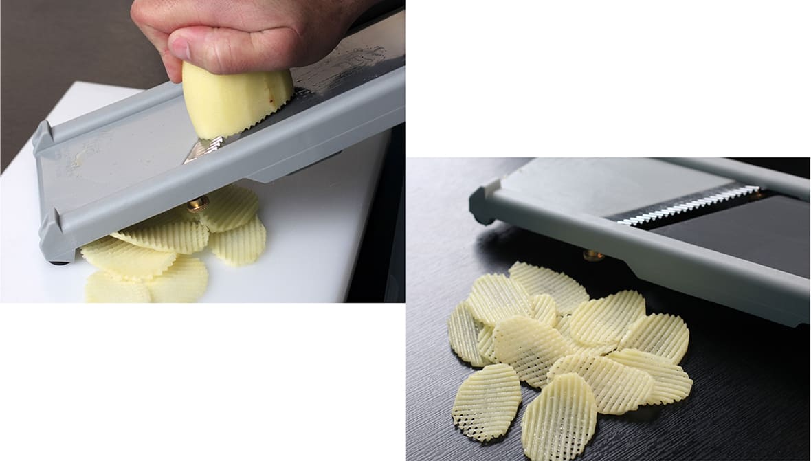 Tailler des gaufrettes.*ATTR