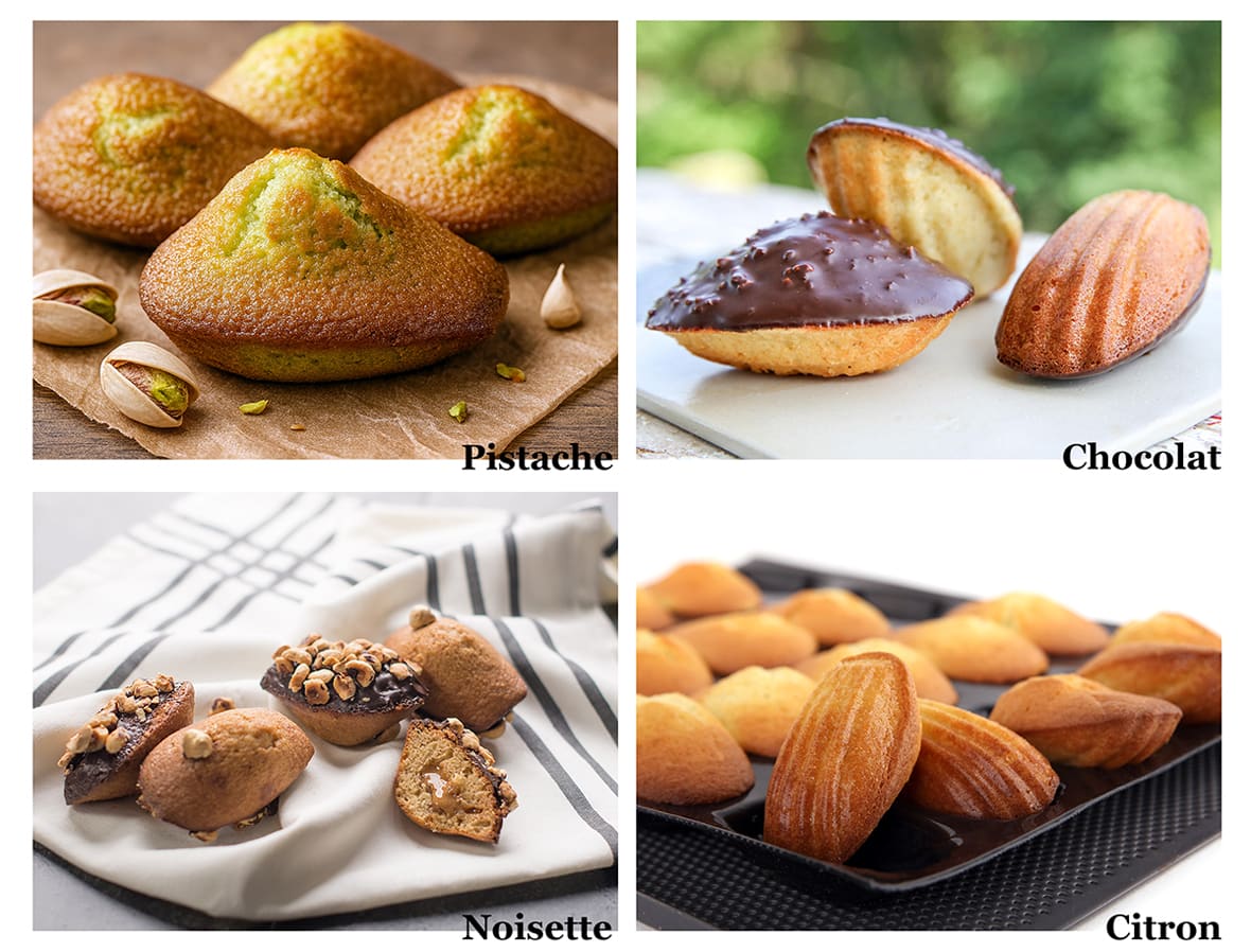 Les recettes de Madeleines de Chef Philippe.*ATTR