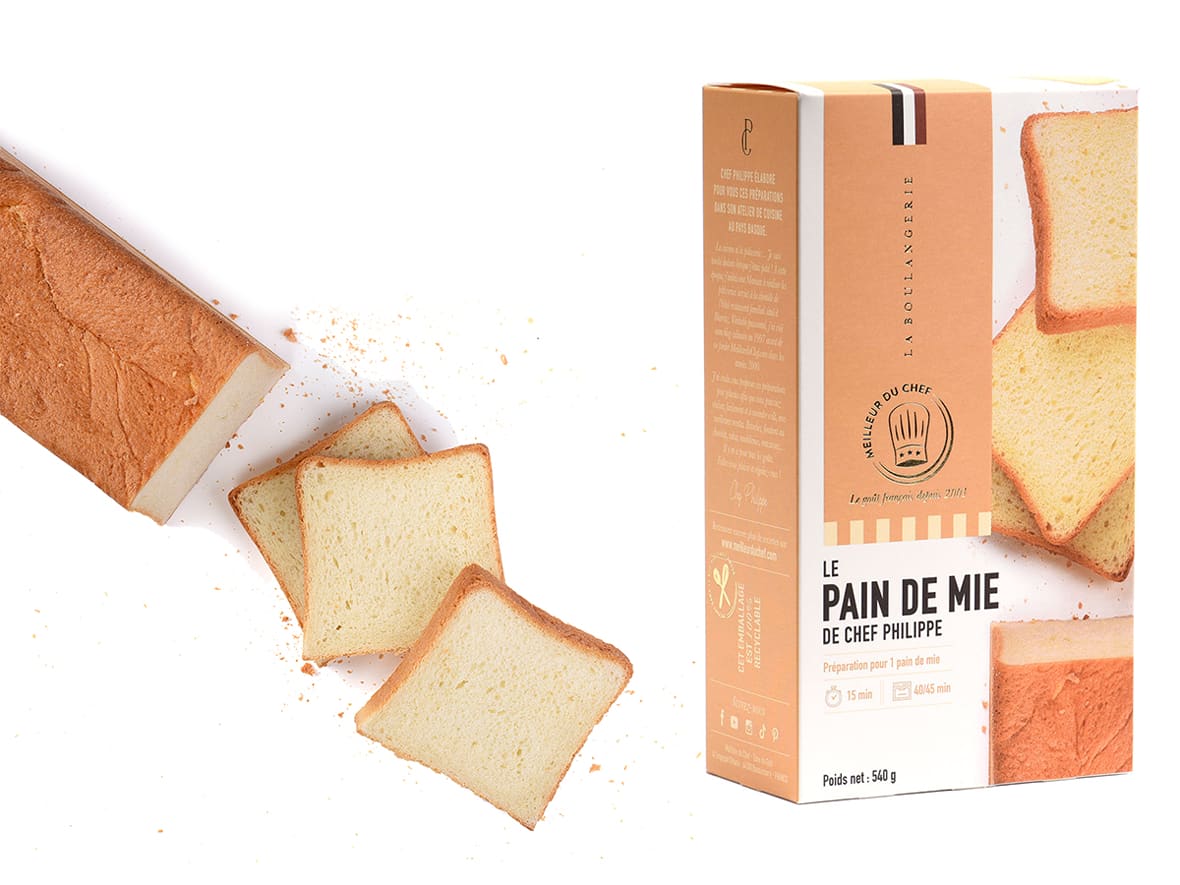 Préparation Pain de mie de Chef Philippe.*ATTR