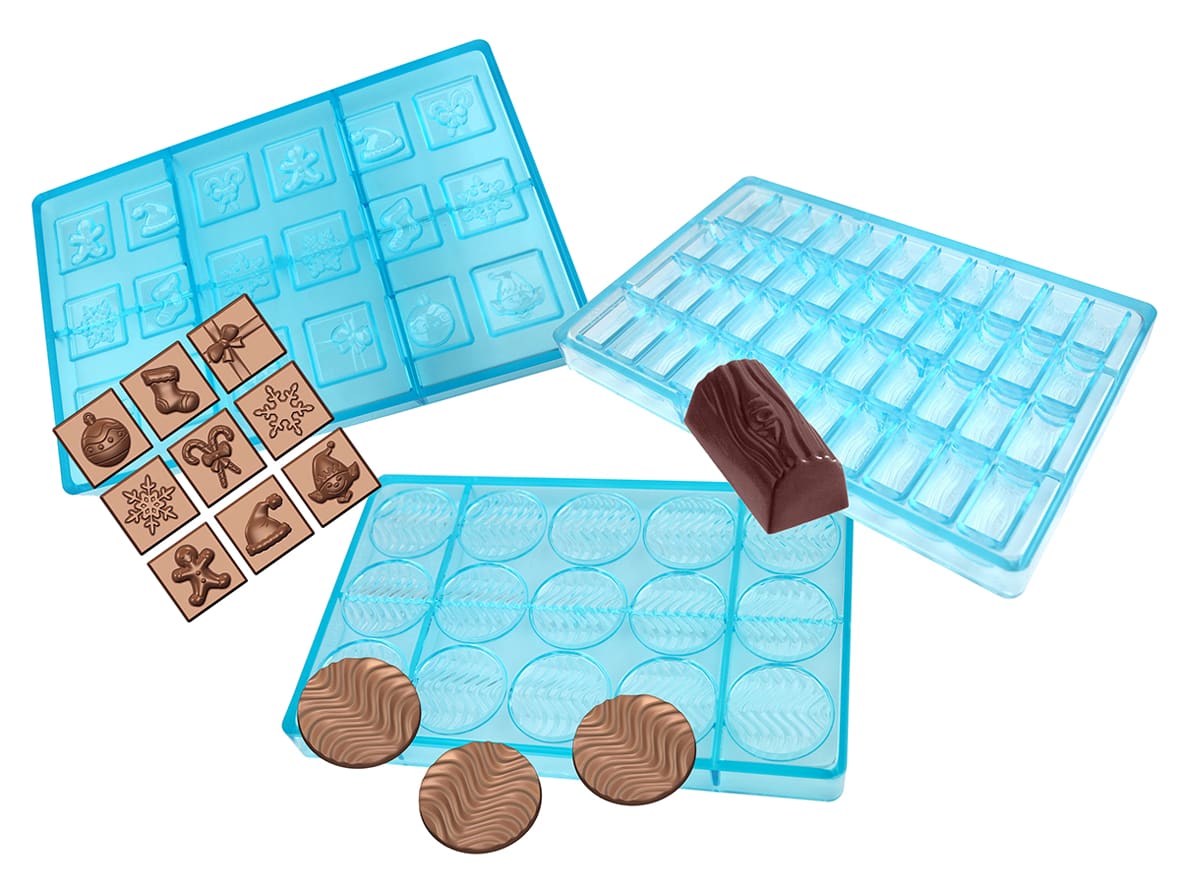 Moule chocolat en polycarbonate.*ATTR