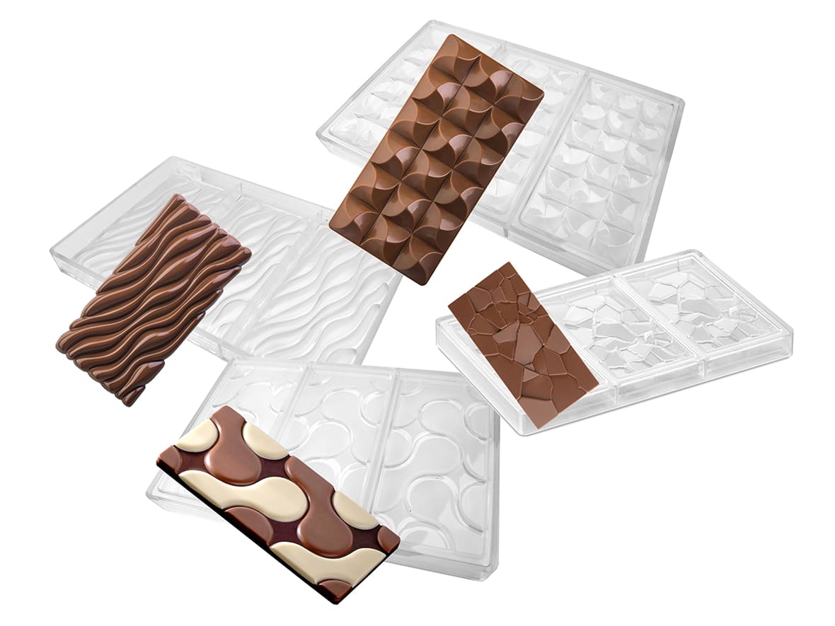 Moule chocolat en polycarbonate.*ATTR