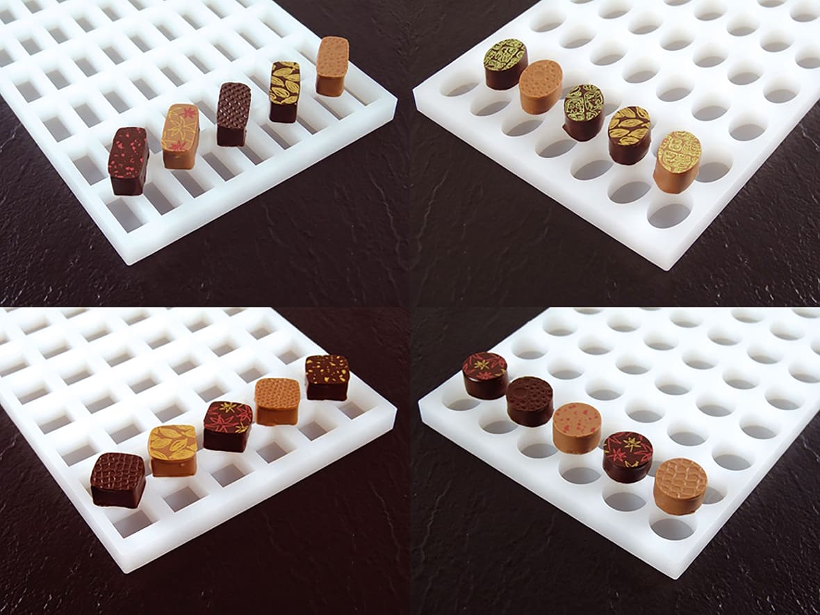 Moule chocolat en silicone Chocoflex.*ATTR