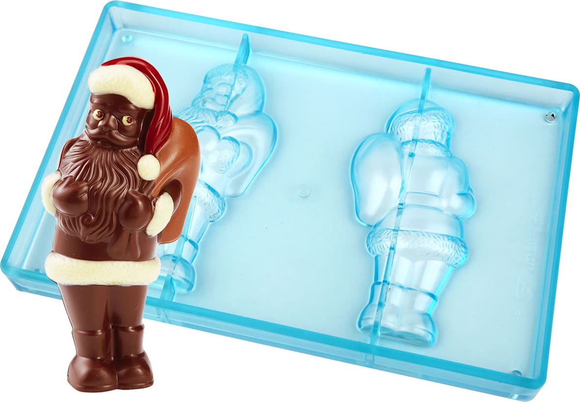 Moule chocolat en polycarbonate Père Noël.*ATTR