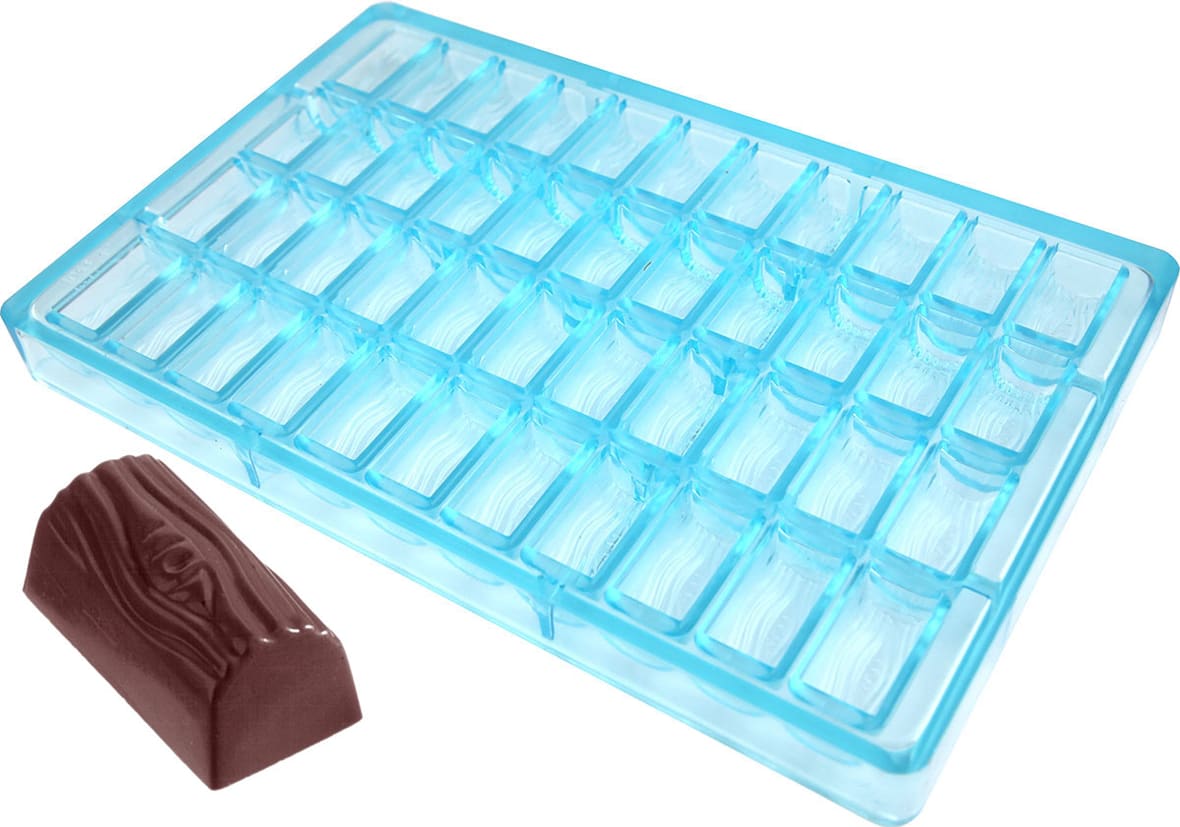 Moule chocolat plaque bûches Cabrellon.*ATTR