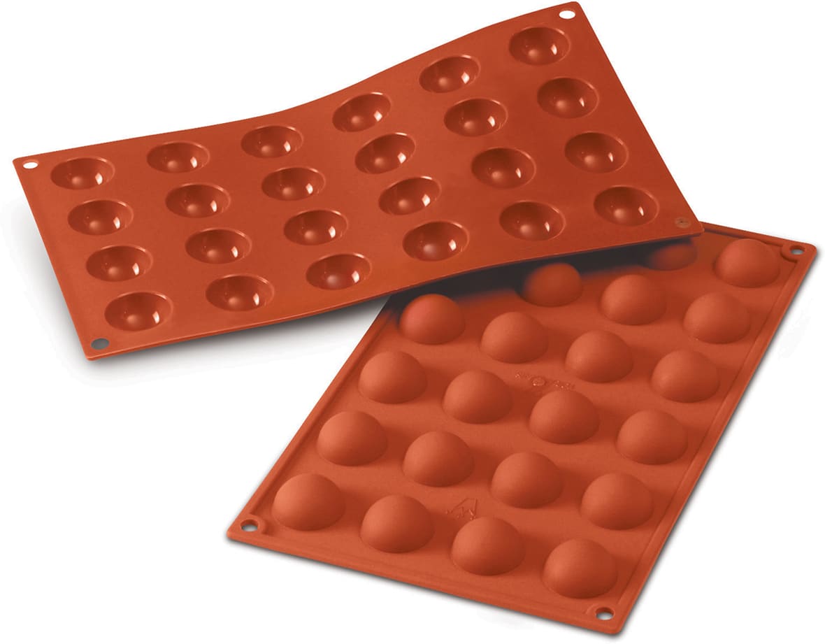 Moule silicone 24 demi sphères.*ATTR
