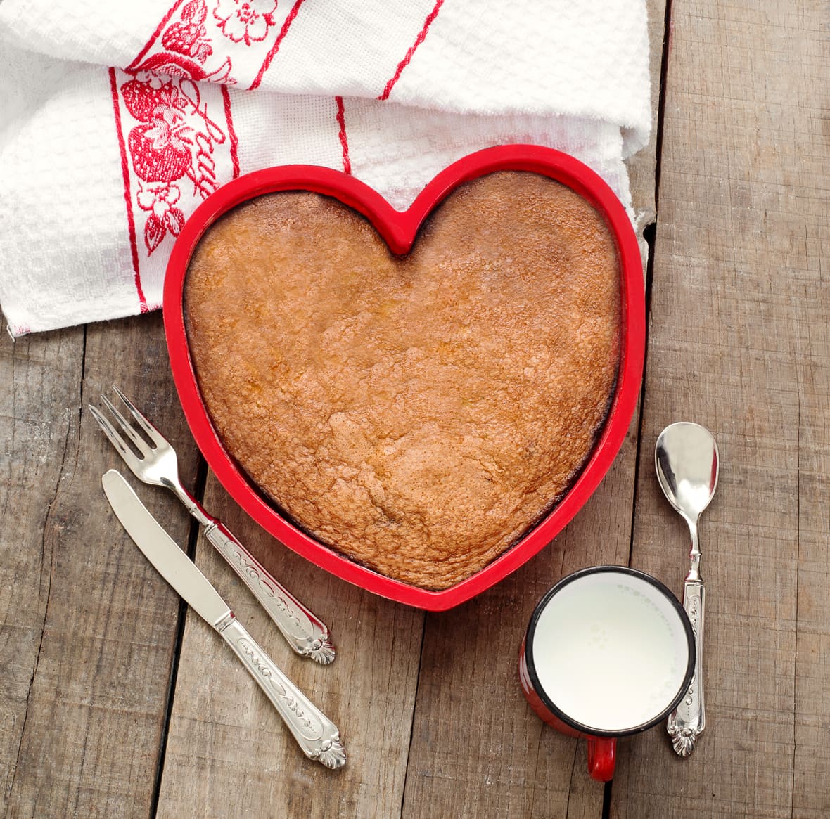 Gâteau facile forme coeur*ATTR