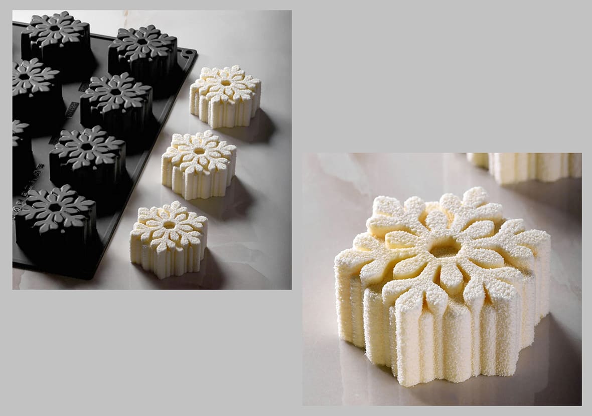 Moule silicone flocon de neige Pavoni.*ATTR