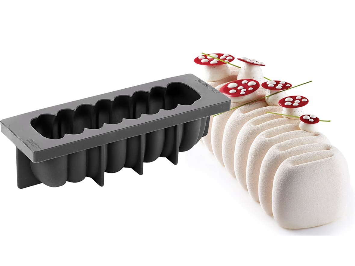 Moule à bûche silicone Crème Pavoni.*ATTR