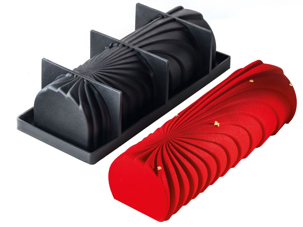 Moule à bûche silicone Comet*ATTR