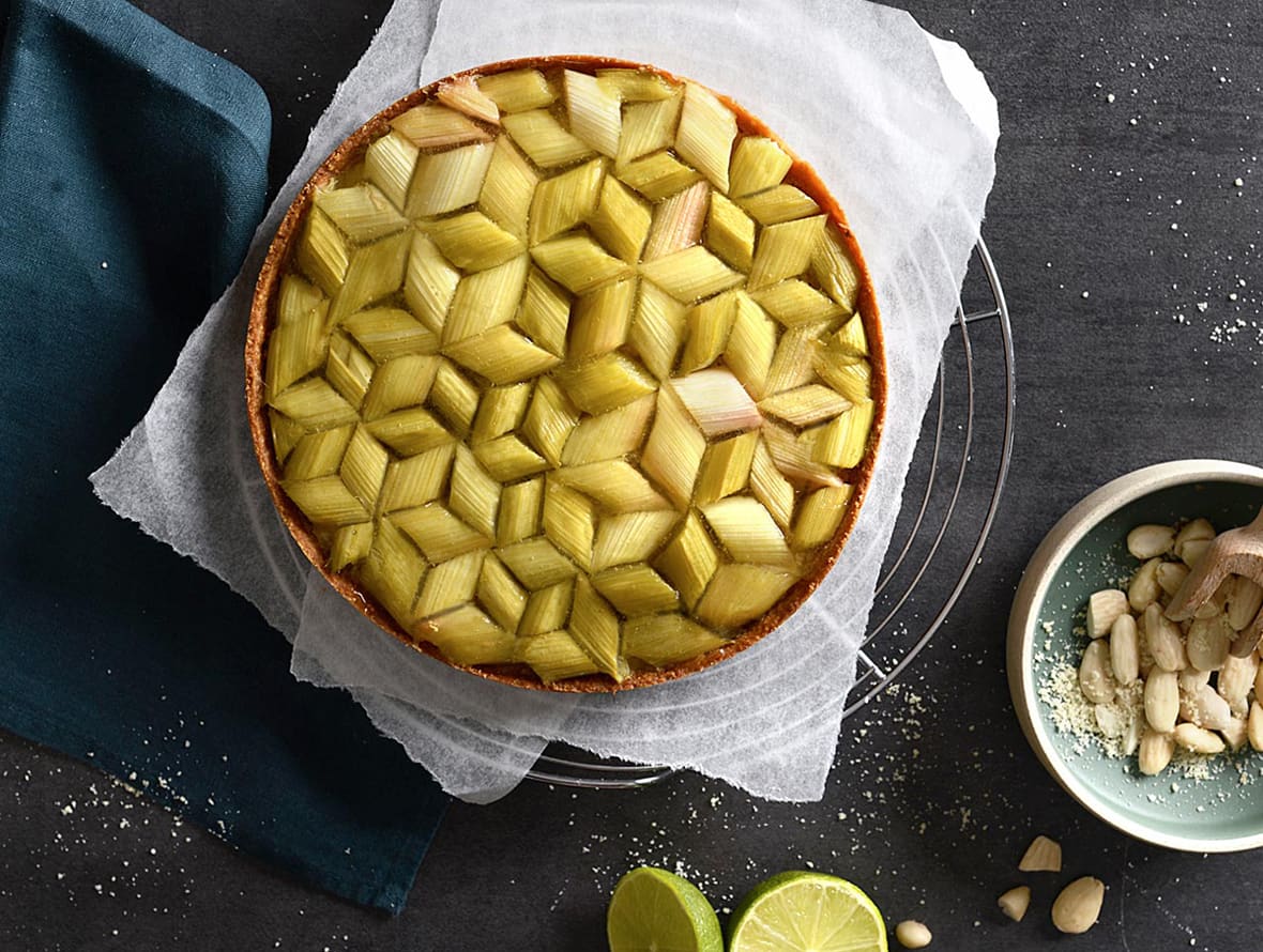 Tarte à la rhubarbe.*ATTR