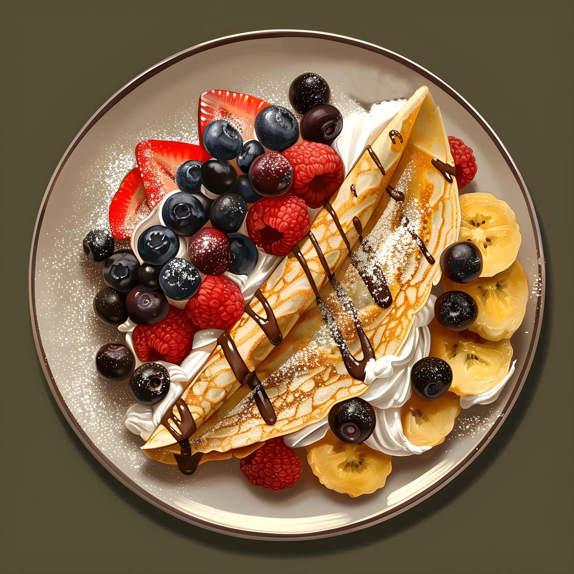 Crêpe aux fruits*ATTR