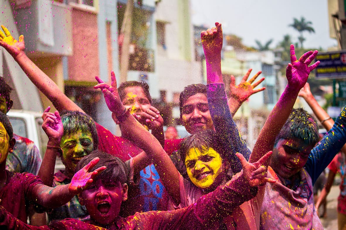 Fêtes colorées en Inde*ATTR