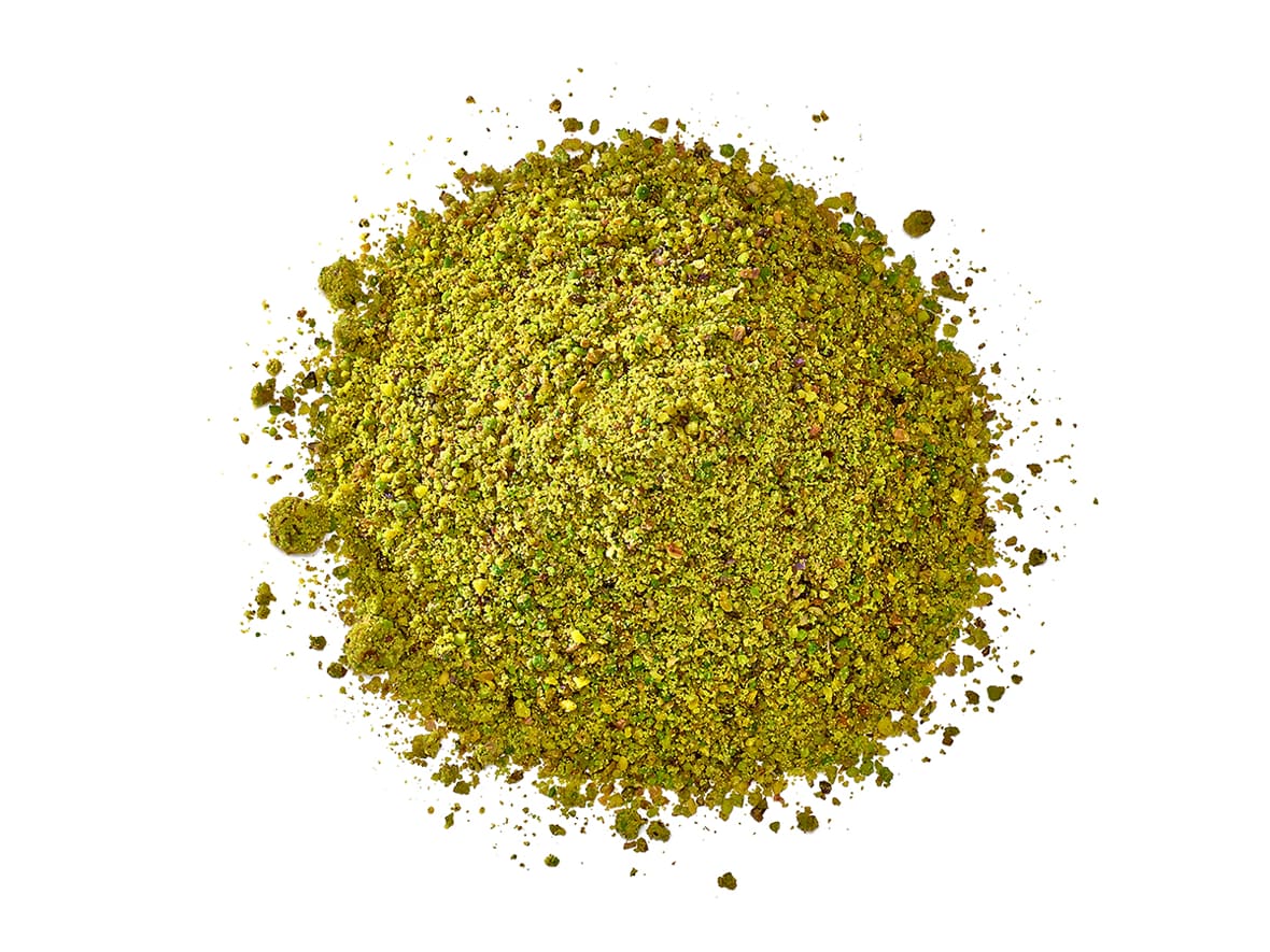 Poudre de pistache.*ATTR