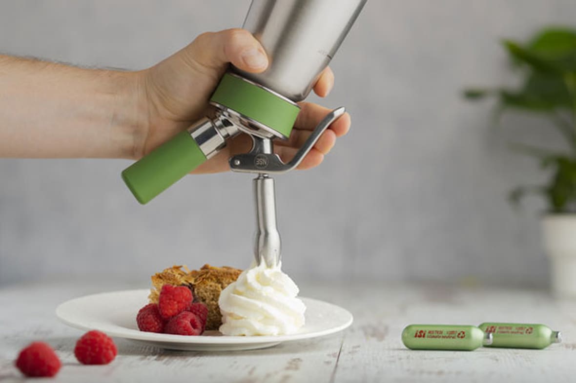 Siphon à crème Green ISI.*ATTR