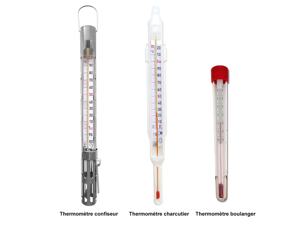 Thermomètres mécaniques à graduations.*ATTR