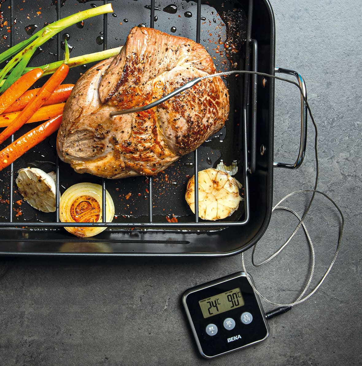 Thermomètre de cuisson à four sonde amovible.*ATTR