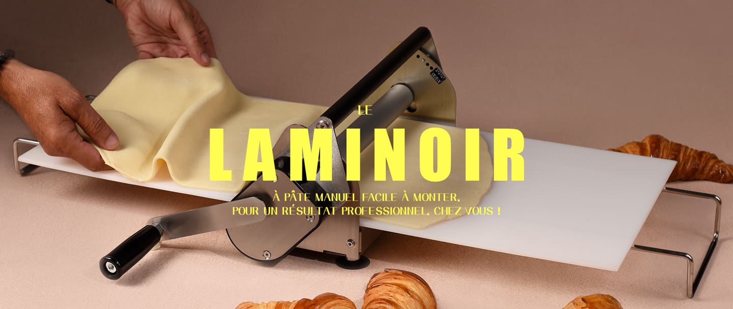Facile à monter, démonter et ranger
Le Laminoir à Pâte manuel est arrivé !*ATTR