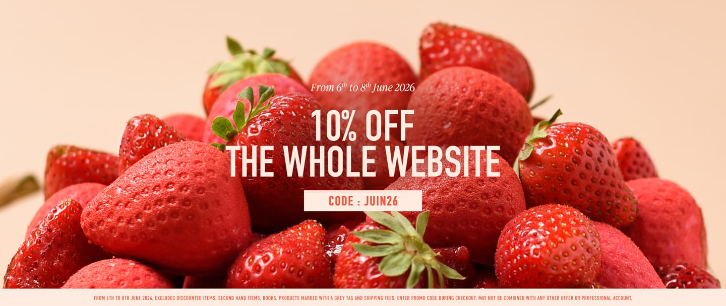 Save 10% this weekend with the code JUIN26*ATTR