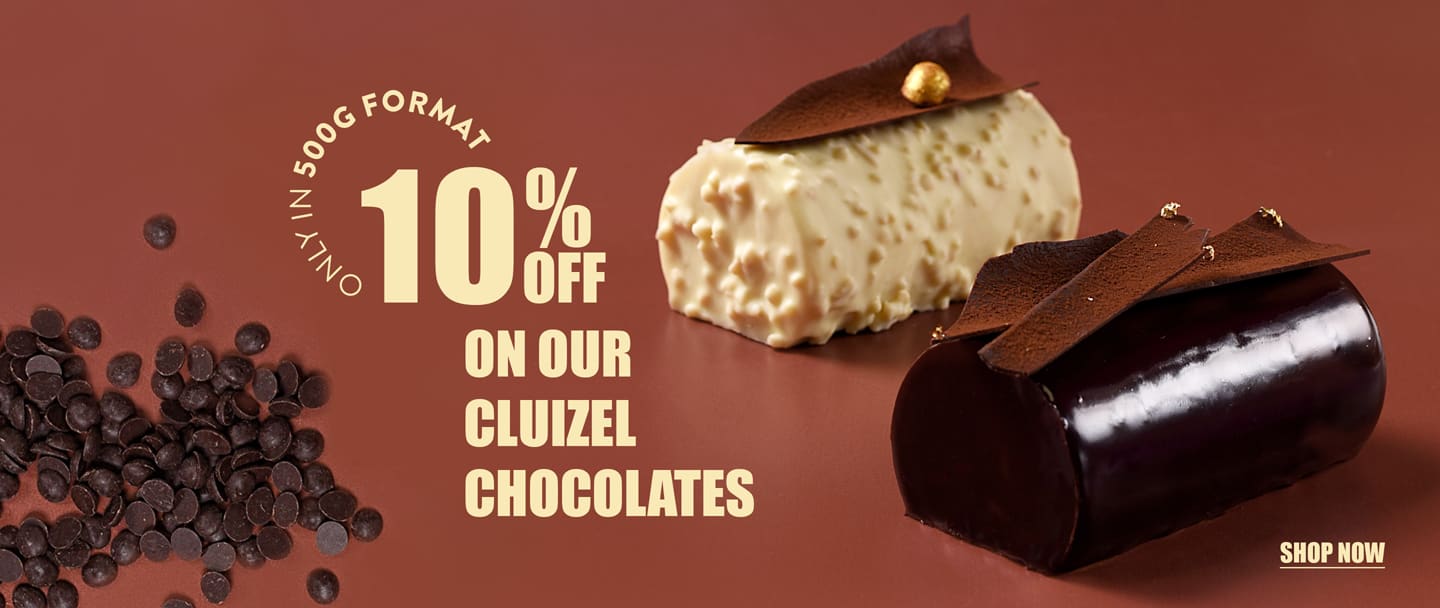 10% OFF on our Cluizel chocolates in 500g format!