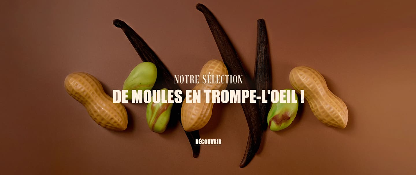 Des moules en Trompe-l'Oeil pour des desserts plus vrais que nature !*ATTR
