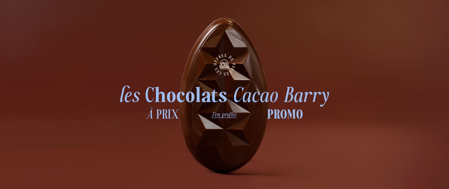 Les Chocolats Cacao Barry à prix promo pour préparer Pâques !*ATTR