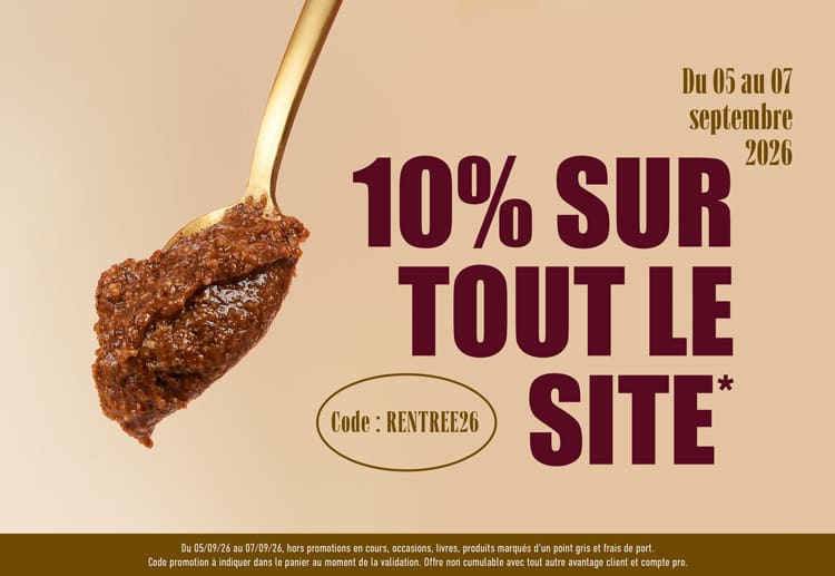 -10% sur tout le site avec le code SORBET26*ATTR