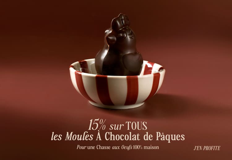 -15% sur tous nos moules à chocolat de Pâques !*ATTR
