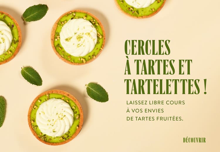 Laissez libre court à vos envies de tartes fruitées avec nos Cercles à Tartes et Tartelettes !*ATTR