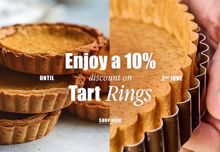 Until 2nd June, enjoy a 10% discount on tart rings!*ATTR