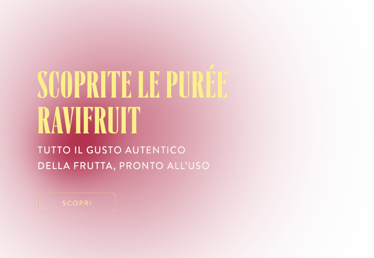 Tutto il gusto autentico della frutta, pronto all'uso: scoprite le purée Ravifruit!*ATTR