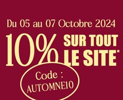 -10% sur tout le site avec le code automne10