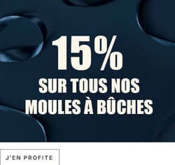 -15% sur tous nos moules à Bûche*ATTR