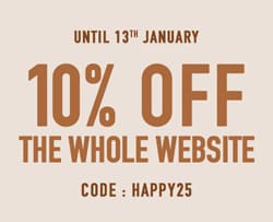 10% OFF the whole website with the code HAPPY25*ATTR