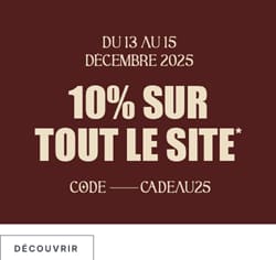 -10% sur tout le site avec le code cadeau25*ATTR